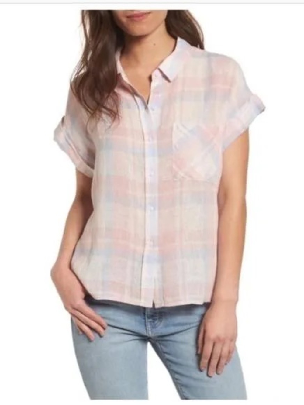 Rails Whitney Pink Plaid shirt